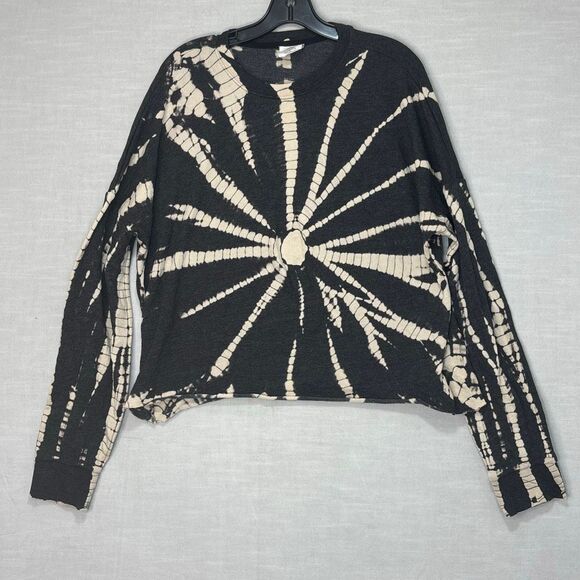 SAGE Collective Sweaters - SAGE Collective Women's Size Medium Black White Long Sleeve Top Shirt